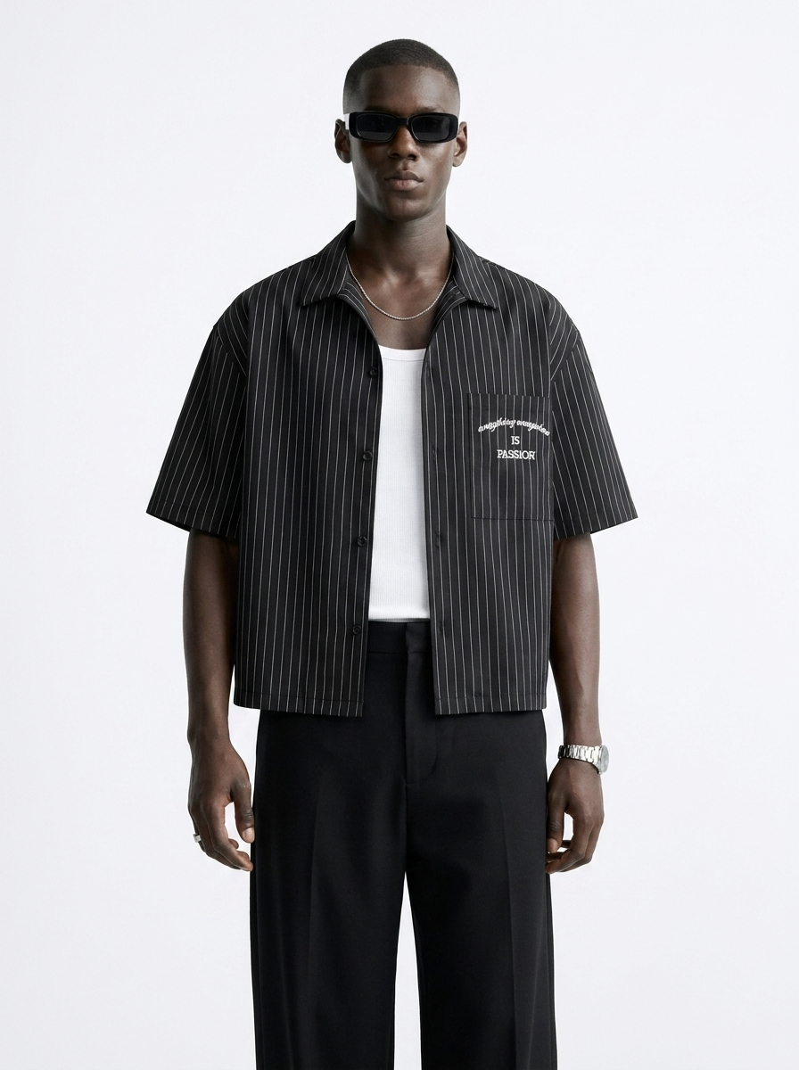 Black-Striped Shirt