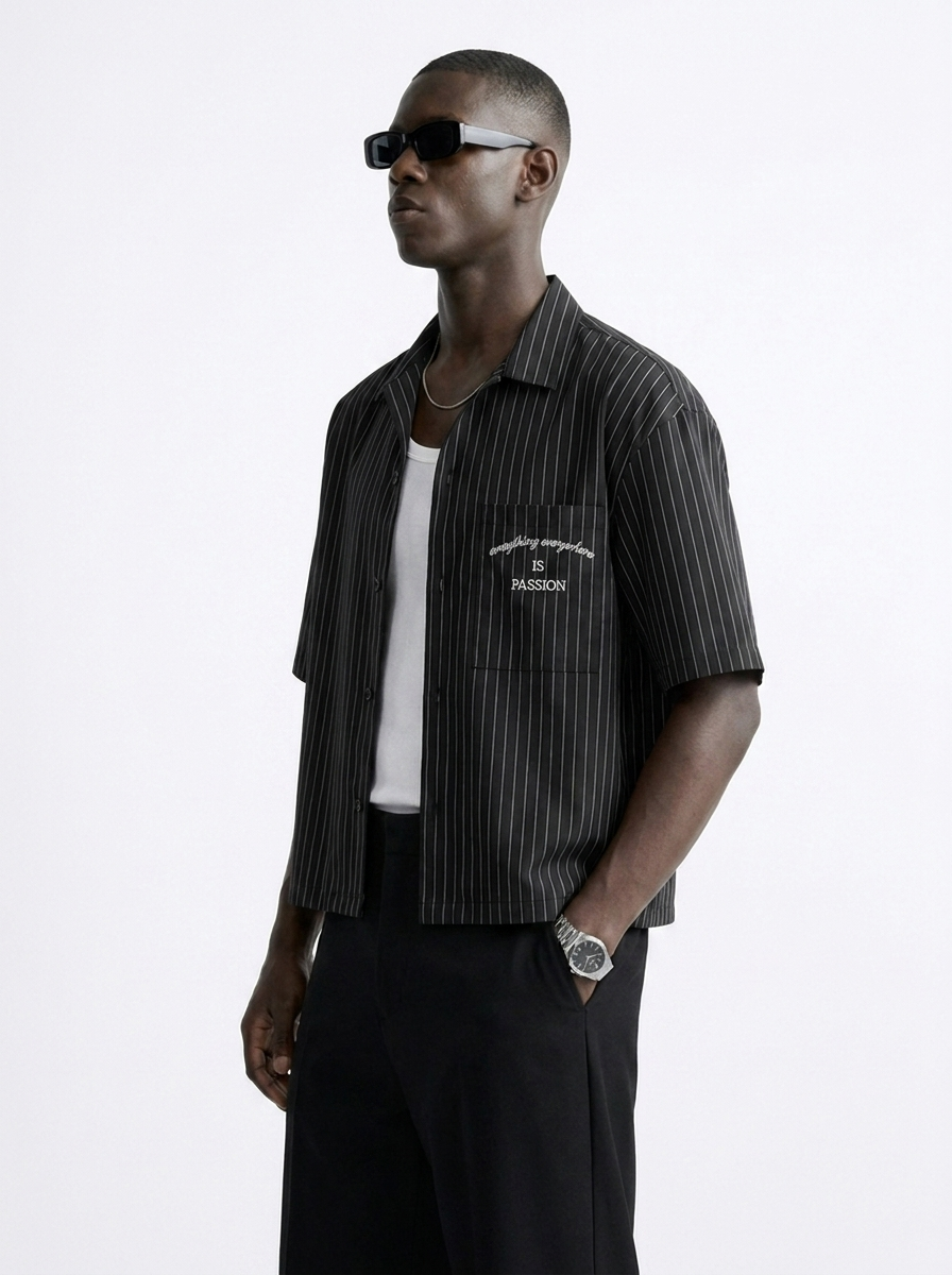 Black-Striped Shirt