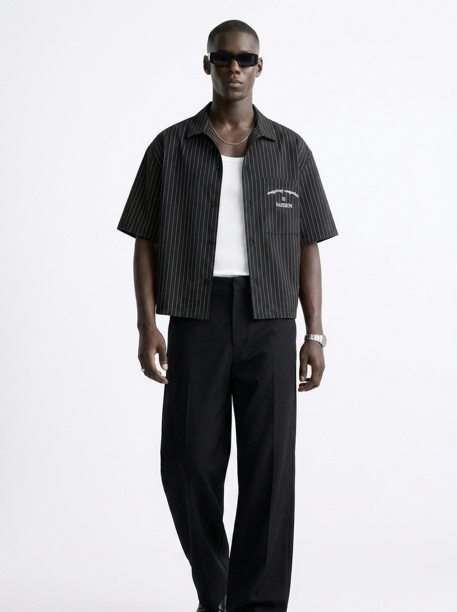 Black-Striped Shirt